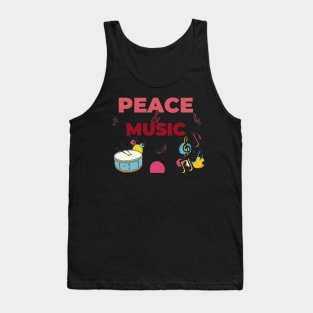 Peace & Music - International day of Peace Tank Top